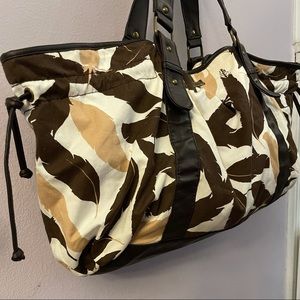 Kirra Large Feather Print Bag Purse